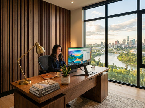 Bridle Path XL Walnut Acoustic Wall Panel — 270 × 110 cm