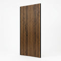 Bridle Path XL Walnut Acoustic Wall Panel — 270 × 110 cm